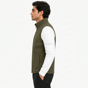 Gilet sans manches en toile pour homme, fermeture éclair, décontracté, hiver, extérieur, couleur unie, vintage, multi-poches, réversible, chaud, très vendu - Product Image 6