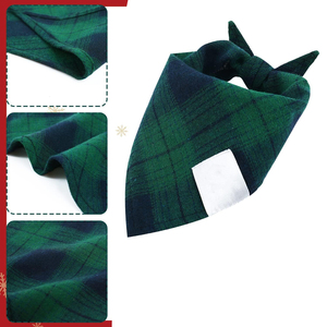 ผ้าพันคอสุนัขทรงสามเหลี่ยมพิมพ์ลายตามสั่ง ผ้าฝ้ายคุณภาพสูง - Product Image 3
