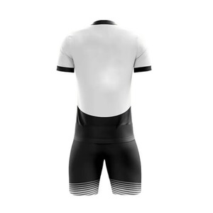 Conjunto de Uniforme de Fútbol Personalizado para Hombre, Blanco y Negro, Manga Corta, Ajustado, Transpirable, que Absorbe la Humedad, para Todas las Temporadas - Product Image 2