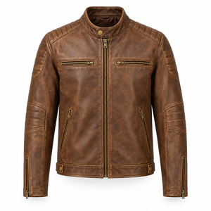 Wholesale STITCH MASTER PRO INDUSTRIES Genuine Leather Waterproof Hooded <b>Vintage</b> Men <b>Biker</b> Motorcycle <b>Jacket</b> Premium Winter - Product Image 1