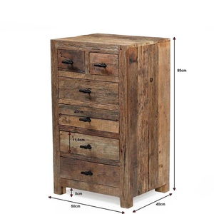 Modern Eco-Friendly Solid Wood Living Room <b>Cabinet</b> with 2 Drawers <b>Storage</b> Furniture for Home Apartment Hotel Use - Product Image 4