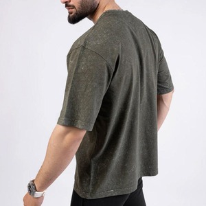 เสื้อยืดแฟชั่นใหม่ พิมพ์ลายกราฟิกแบบย้อมสีเอซิด ผ้าฝ้าย 100% ทรงโอเวอร์ไซส์ ใส่ได้ทั้งผู้ชายและผู้หญิง สวมใส่สบาย แห้งเร็ว ระบายอากาศดี เหมาะสำหรับฤดูร้อน - Product Image 5