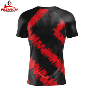 เสื้อรัดกล้ามเนื้อสำหรับผู้ชายแบบ OEM ออกแบบเองได้ พิมพ์ลายแบบ Sublimation ระบายอากาศได้ดี ต้านเชื้อแบคทีเรีย แห้งเร็ว - Product Image 4