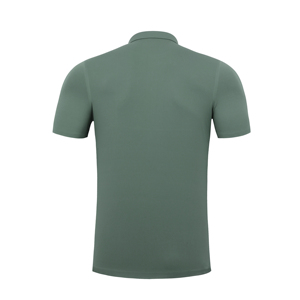 Camisa Oxford Verde para Hombre, Cierre de Botones, Color Sólido, Tejido Informal, Corte Regular - Product Image 2