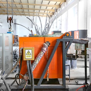 Four de fusion à induction pour ferraille d'aluminium, ligne de production de fil d'aluminium/cuivre de 8-22 mm, machine de production de barres AL, machine de coulée d'aluminium - Product Image 3