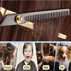 Juego de Tijeras para el Cabello de 13 Piezas, Juego de Tijeras de Peluquería Profesionales de 6.7 Pulgadas, Tijeras para Cortar el Cabello de Alta Calidad - Product Image 5