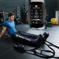 Masajeador de Pies y Piernas con 8 Cámaras de Compresión de Aire Secuencial, Control de Tiempo de 30 a 260 Minutos para la Recuperación Muscular Deportiva AS ALL STAR CE
