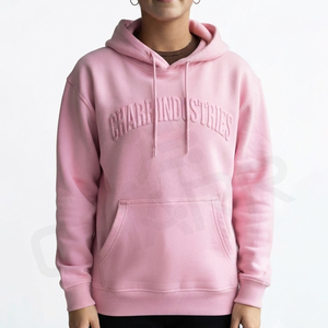 Sudadera con Capucha Extra Grande de Algodón de 380 g/m² con Logotipo Personalizado en Relieve 3D, Sudaderas con Capucha y Sudaderas de Alta Calidad para Hombre - Product Image 2