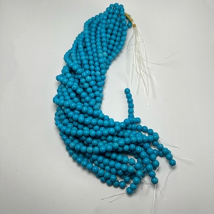 ลูกปัดเทอร์ควอยซ์ทรงหลวมหลากสีสำหรับทำเครื่องประดับ - Product Image 3