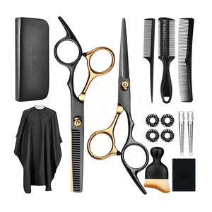Professional High Quality Lightweight Right-Handed Stainless Steel Hair Cutting Scissors <b>Set</b> <b>Barber</b> Salon Shears Kit Hair - Product Image 1