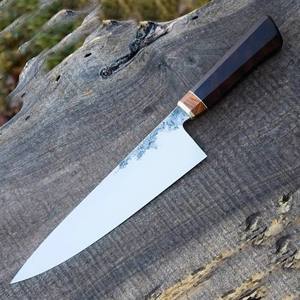 Couteau de Chef Professionnel Forgé à la Main, Personnalisé, en Acier Inoxydable, Hachoir de Boucher avec Manche en Os, Orientation Réglable de la Main - Product Image 5