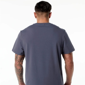 Camiseta de Algodón Premium para Hombre, Talla Grande, con Logotipo Frontal, Suave, Transpirable, Ecológica, Estilo Moderno - Product Image 3