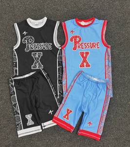 Reversible basketball uniform set USA team jersey <b>shorts</b> custom logo breathable <b>polyester</b> mesh Pakistan - Product Image 1