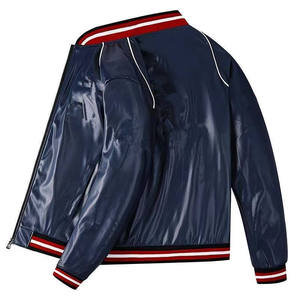 Blouson de moto en cuir PU pour couple, style F1, rouge, hiver, unisexe, tendance, écologique, avec broderie logo taureau, pour motard - Product Image 4