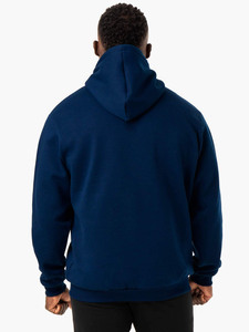 Men's Hoodie <b>Sweatshirts</b> Pullover Drop Shoulder 100% Cotton Solid Winter Fleece Regular Fit Custom Windproof Breathable - Product Image 5