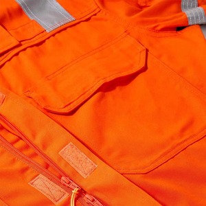 Overol de Seguridad de Poliéster/Algodón, Cintura Elástica, Secado Rápido, Transpirable, Unisex, Uso Industrial, Ropa de Trabajo Personalizada, Nuevo - Product Image 3