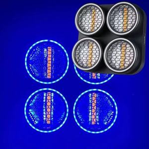 Lámpara de Barra LED Retro de Cuatro Lentes con Panel de Matriz de Panal y Efecto de Caballo Corriendo para Discotecas y Bares - Product Image 2