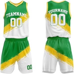 Maillot et short de basket-ball pour homme, prêts pour le jeu, avec tissu respirant et flexible pour des mouvements rapides et fluides sur le terrain. - Product Image 5