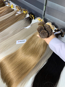 Extensiones de Cabello Humano Vietnamita Virgen 100% de Alta Calidad a Precio de Fábrica, Punta I, Todos los Colores, Marca NASA HAIR VIETNAM - Product Image 3