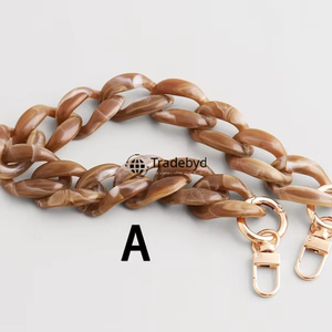 High End Resin Chain Necklace Luxury Fashion Jewelry for Women Elegant Statement Accessories Offset Handmade Waterproof - Product Image 2