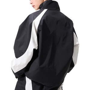Lightweight Custom Polyester Tracksuits <b>Wind</b> <b>Breaker</b> Nylon Jacket Tracksuit Jogger Track Suit Zip up Windbreaker Set for Men - Product Image 4