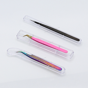 Hand Tasted Lash Extension Twezeer High Quality Curves <b>Eyelash</b> <b>Tweezer</b> Custom Logo Straight Pointed <b>Tweezer</b> - Product Image 4