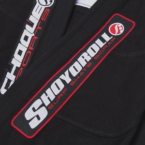 Kimono de BJJ Shoyoroll noir et rouge avec impression par sublimation, coupe classique pour homme, vêtements d'arts martiaux pour adultes - Product Image 6