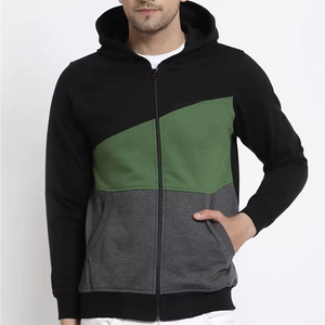 Modern Full Zip Hoodie For Men Lightweight Fabric Comfortable Fit Ideal For Streetwear Casual Wear Basics - Product Image 1