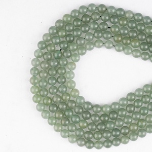 ALIZA AGATE EXPORTS - Cuentas Sueltas de Aventurina Verde Natural de 8 mm, Pulimentadas, para la Fabricación de Joyas al por Mayor - Product Image 5