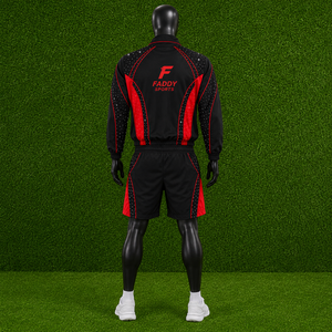 Conjunto Deportivo de Pantalones Cortos y Chaqueta de Nylon Personalizados al por Mayor para Hombre, Ropa Deportiva para Gimnasio, OEM ODM - Product Image 4