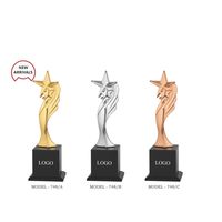 Fabricant de trophées sportifs en métal moulé sous pression (or, argent, bronze) sur mesure, proposant des services d'impression de logo et de fourniture en gros