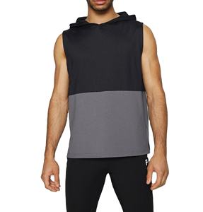 Bajo MOQ personalizado hombres verano gimnasio Stringer de talla grande algodón Jersey tanque para culturismo transpirable tejido verano con capucha músculo - Product Image 1