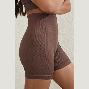 Nuevo Diseño Personalizado al por Mayor, Material de Ribs Elástico, Ropa Deportiva para Gimnasio, Conjuntos Deportivos para Mujer, Diseño de Verano, Venta Caliente - Product Image 6