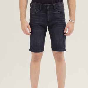 Shorts en jean respirants pour hommes, bonne qualité, jeans courts en coton, coupe droite, prix bas - Product Image 1