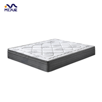 Matelas en mousse à mémoire de forme et ressorts ensachés de taille King, durable, pour hôtel, maison, chambre à coucher, enroulé dans une boîte en carton