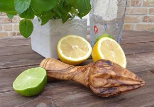 Squeezer Grips Wooden Lemon <b>Reamer</b> Daily Use Kitchenware Items Decorative Use Fast Shipping Natural Craft - Product Image 3
