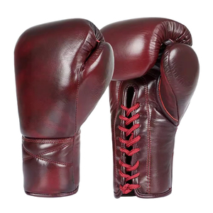 Cowhide Leather Muaythai MMA Kick Boxing <b>Gloves</b> Custom Logo Adults Kids Professional Training Custom Boxing <b>Gloves</b> - Product Image 3