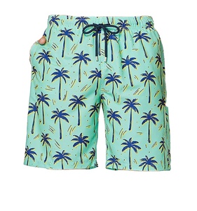 Breathable 2026 OEM Branded Cool Swimming Shorts Summer Casual Sublimation Pockets Elastic Waist Custom Logo Quick Dry - Product Image 1