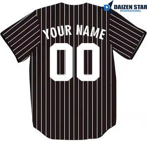 Custom Baseball Uniform Jersey Lightweight Moisture Wicking Team Sports Shirt - Product Image 3