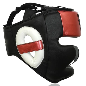 Black Red Reinforced Forehead Boxing HeadGaurd Wide <b>Jaw</b> Padding EVA Cushion Hot Sale Wholesale Protectors - Product Image 2