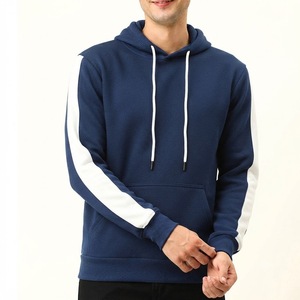 Sudadera con Capucha para Hombre, con Mangas en Contraste, Forro Polar Suave, Bolsillo Canguro, Cierre de Cremallera, Estilo Casual, Deportivo, Urbano, Impermeable, para Invierno - Product Image 1