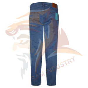 Pantalon en jean décontracté pour homme, respirant, nouvelle mode, prix de gros abordable, en vente - Product Image 2
