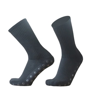 Chaussettes blanches antidérapantes pour le yoga, pour adultes, respirantes, écologiques, séchage rapide, tricotées en Spandex/Polyester, hauteur genou, pour l'été - Product Image 2
