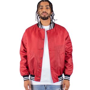 Chaqueta Satinada Personalizada al por Mayor para Hombre, Chaqueta Satinada Bordada, Chaqueta Satinada Unisex de Moda para Pedidos al por Mayor 2026 - Product Image 1