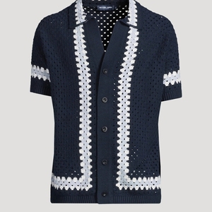 2026 new Winter Retro Loose High Collar Knitted <b>Cardigan</b> Men's / boy's Casual Custom <b>Cardigan</b> Men - Product Image 6