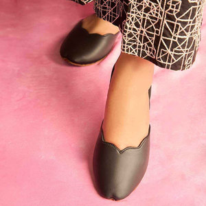 Zapatos Khussa para Mujer, Estilo Único, Venta Caliente, Color Personalizado, Parte Superior de Cuero Sintético Antideslizante, Suela Antideslizante - Product Image 1