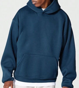 Sudadera con Capucha Personalizada de Algodón para Hombre, Estilo Urbano, Color Azul Rey, Fabricante OEM, Fábrica de Sialkot, Sudadera Informal Extra Grande - Product Image 3