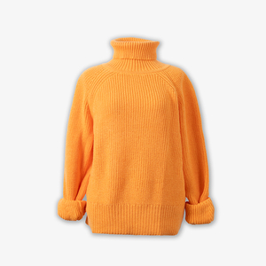 Pulls à col roulé de couleur unie, tricotés au Vietnam pour adultes, anti-plis, coupe classique, 100 % acrylique, sans impression - Product Image 5