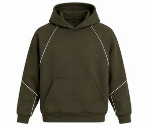 Sweat à capuche vierge premium pour homme en molleton de coton épais, style streetwear, doux, chaud et décontracté, pour la mode et la vente en gros - Product Image 2