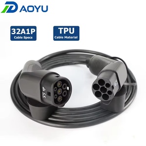 สายชาร์จรถยนต์ไฟฟ้า New Daoyu DY0013-TPU แบบชาร์จเร็ว Type 2 กำลังไฟ 3.5kW-22kW 16A/32A 1-3 เฟส ความยาว 3ม./5ม./10ม.  สายชาร์จ EV แบบกำหนดความยาวได้ - Product Image 1